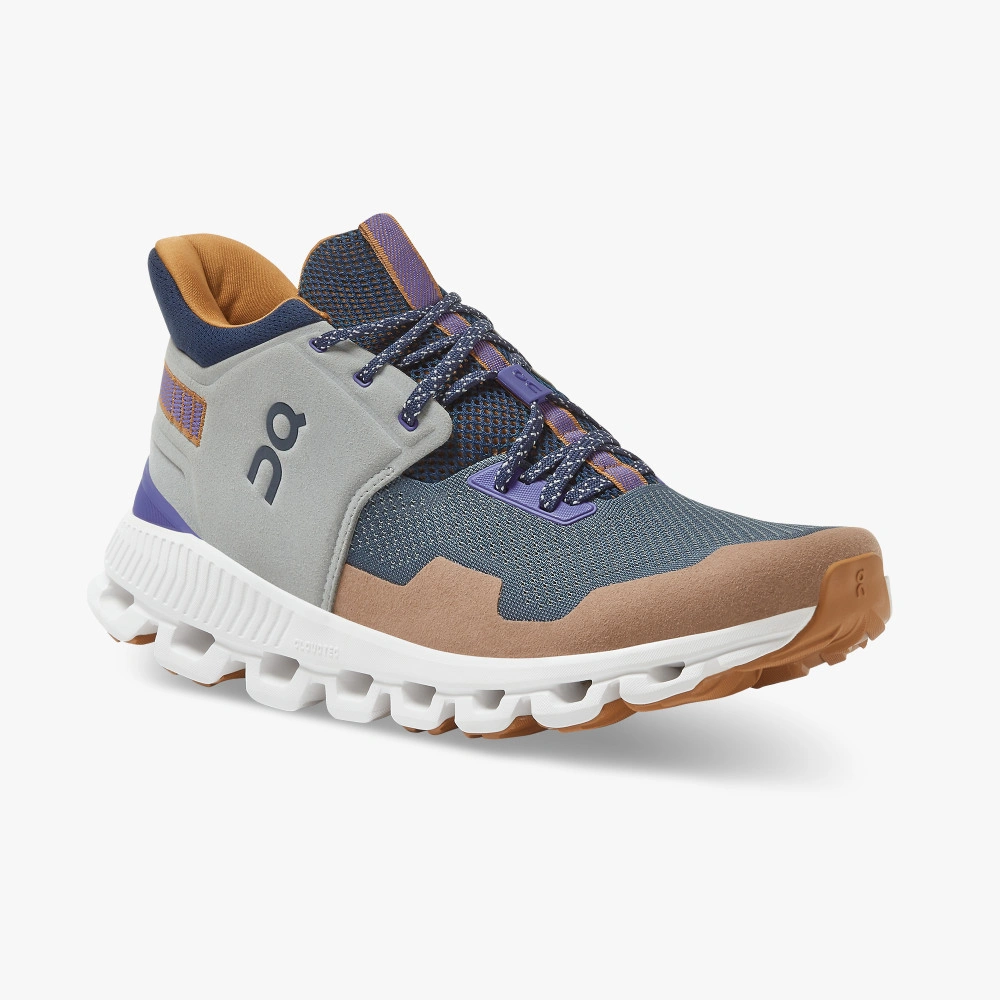 ON Running Cloud Hi Edge: Zand en Bruin Zwitserse Sale. Comfortabele Loopschoenen voor Heren. Snel bestellen!